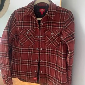 NEW plaid Dickies shacket. Fall quilted jacket.